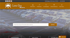 Desktop Screenshot of loneoakmotors.com